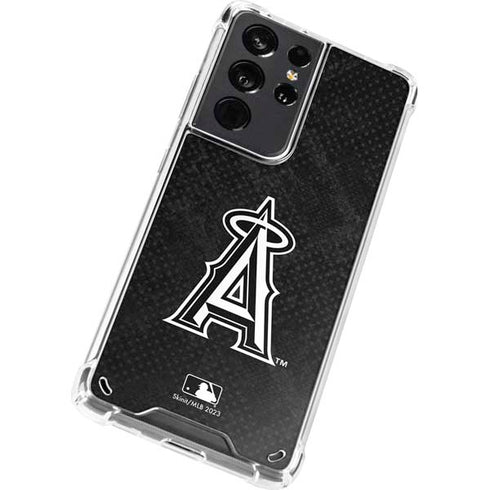 MLB Los Angeles Angels Dark Wash Galaxy S21 Ultra 5G Clear Case