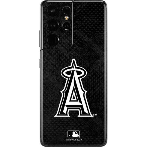 MLB Los Angeles Angels Dark Wash Galaxy S21 Ultra 5G Skin
