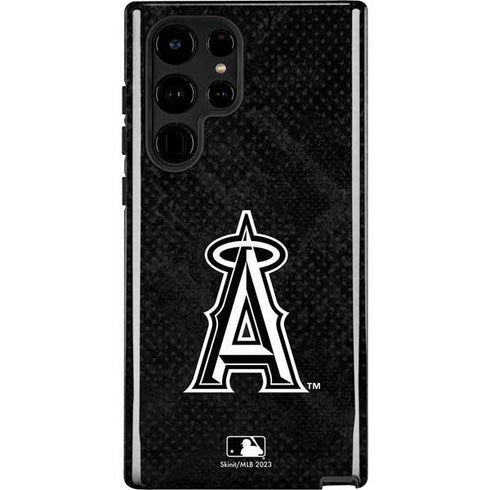 MLB Los Angeles Angels Dark Wash Galaxy S22 Ultra Pro Case