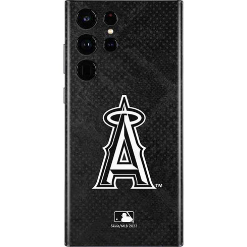 MLB Los Angeles Angels Dark Wash Galaxy S22 Ultra Skin