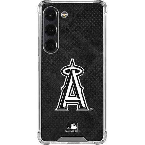 MLB Los Angeles Angels Dark Wash Galaxy S23 Clear Case
