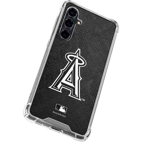 MLB Los Angeles Angels Dark Wash Galaxy S23 FE Clear Case