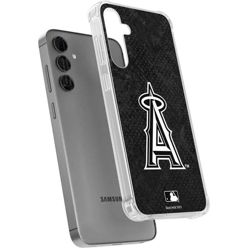 MLB Los Angeles Angels Dark Wash Galaxy S24 Plus Clear Case
