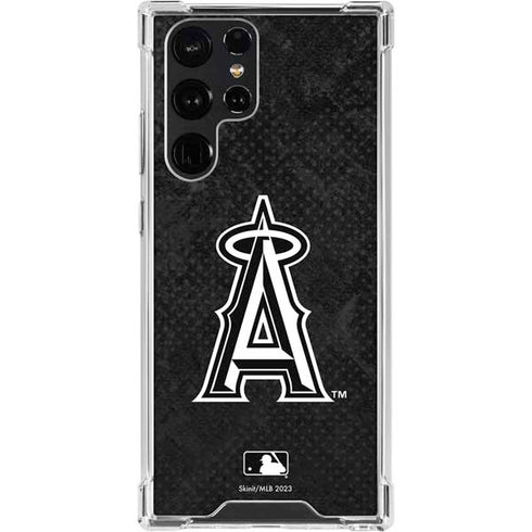 MLB Los Angeles Angels Dark Wash Galaxy S24 Ultra Clear Case