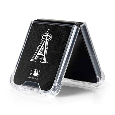 MLB Los Angeles Angels Dark Wash Galaxy Z Flip5 5G Clear Case