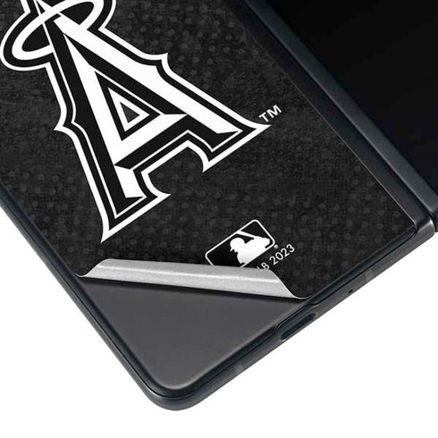 MLB Los Angeles Angels Dark Wash Galaxy Z Fold4 5G Skin