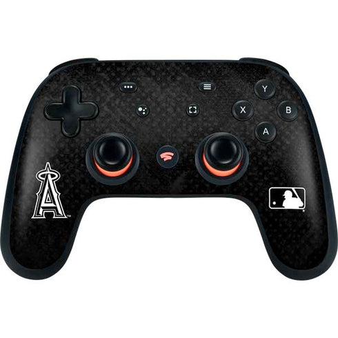 MLB Los Angeles Angels Dark Wash Google Stadia Controller Skin