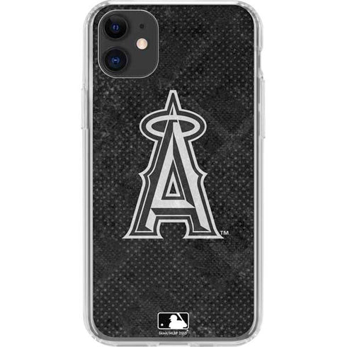 MLB Los Angeles Angels Dark Wash iPhone 11 Clear Case