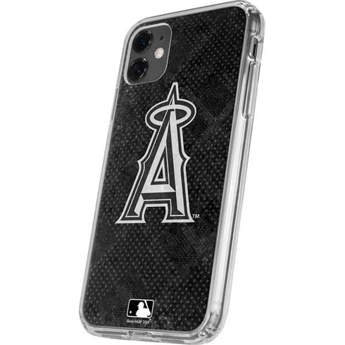 MLB Los Angeles Angels Dark Wash iPhone 11 Clear Case