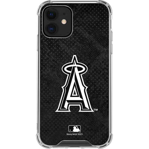 MLB Los Angeles Angels Dark Wash iPhone 12 Mini Clear Case