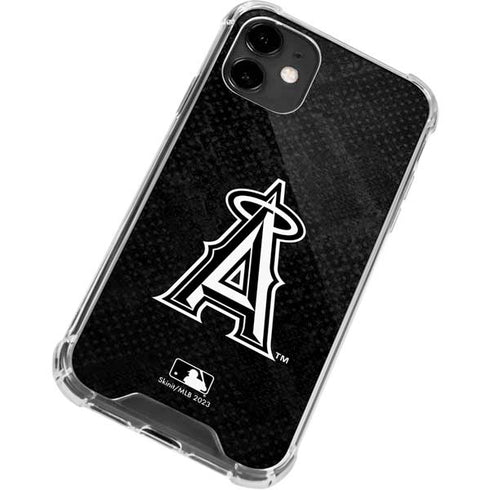 MLB Los Angeles Angels Dark Wash iPhone 12 Mini Clear Case