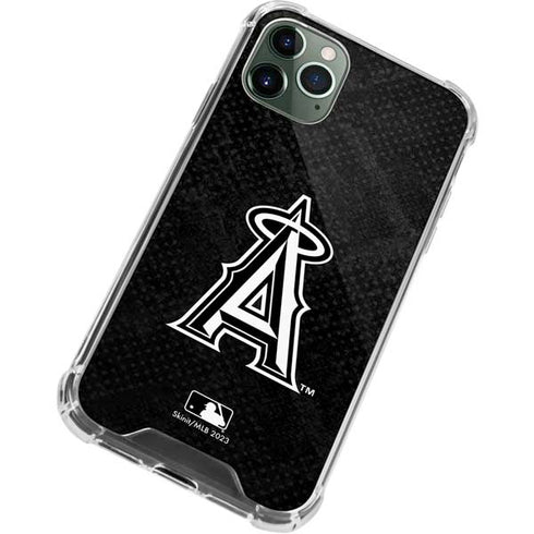 MLB Los Angeles Angels Dark Wash iPhone 12 Pro Max Clear Case