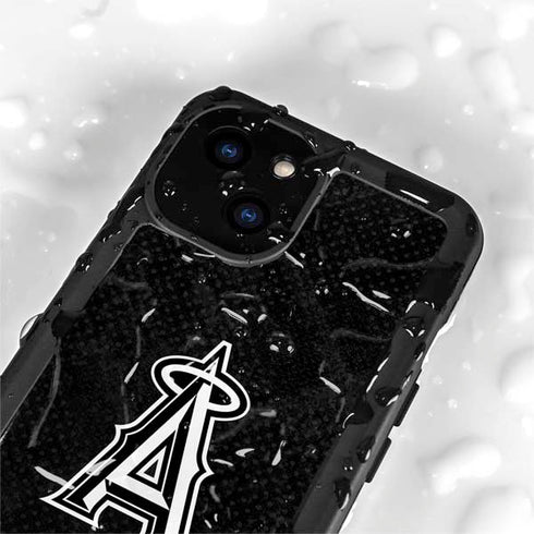 MLB Los Angeles Angels Dark Wash iPhone 13 Mini Waterproof Case