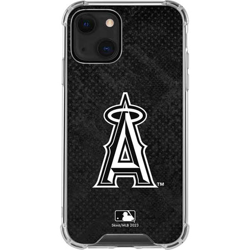MLB Los Angeles Angels Dark Wash iPhone 14 Plus Clear Case