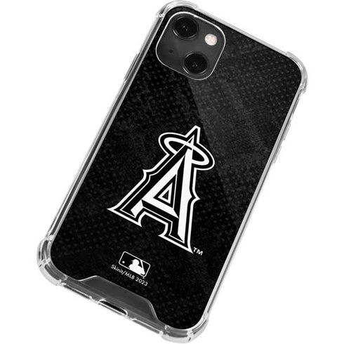 MLB Los Angeles Angels Dark Wash iPhone 15 Plus Clear Case