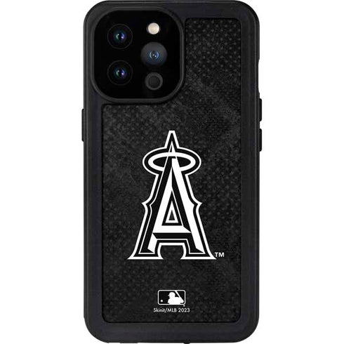 MLB Los Angeles Angels Dark Wash iPhone 14 Pro Max Waterproof Case