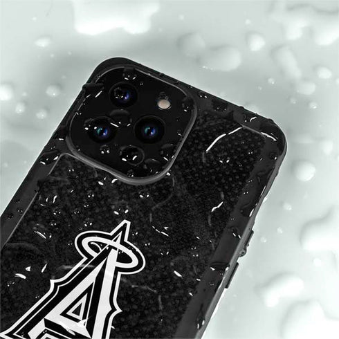 MLB Los Angeles Angels Dark Wash iPhone 14 Pro Max Waterproof Case