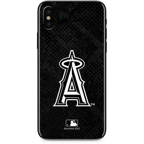 MLB Los Angeles Angels Dark Wash iPhone XS Skin