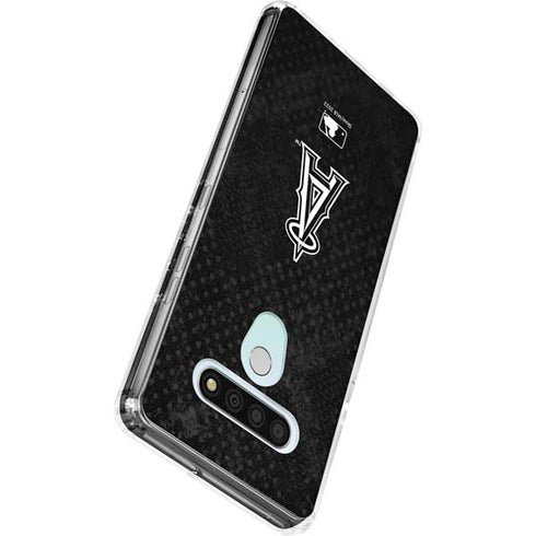 MLB Los Angeles Angels Dark Wash LG Stylo 6 Clear Case