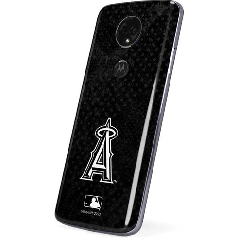 MLB Los Angeles Angels Dark Wash Moto E5 Plus Skin