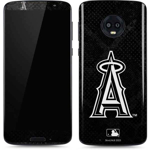 MLB Los Angeles Angels Dark Wash Moto G6 Skin