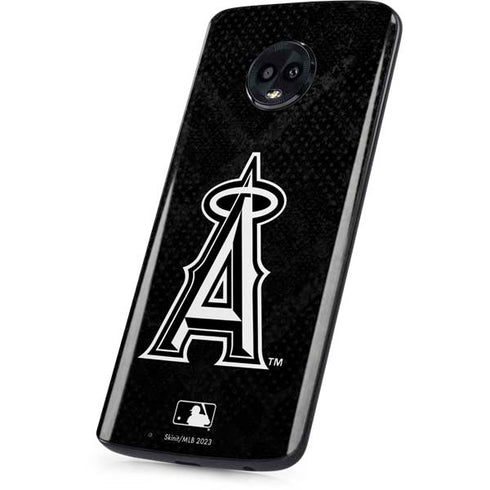 MLB Los Angeles Angels Dark Wash Moto G6 Skin