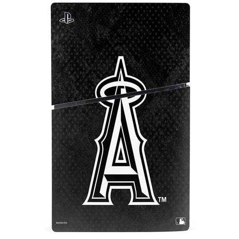 MLB Los Angeles Angels Dark Wash PS5 Slim Disk Bundle Skin