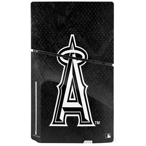MLB Los Angeles Angels Dark Wash PS5 Slim Disk Bundle Skin