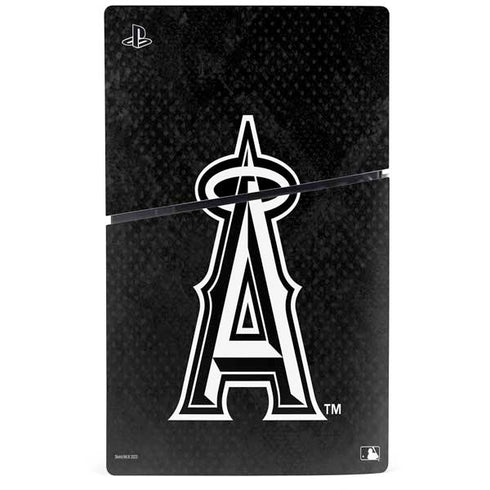MLB Los Angeles Angels Dark Wash PS5 Slim Disk Console Skin