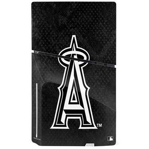 MLB Los Angeles Angels Dark Wash PS5 Slim Disk Console Skin