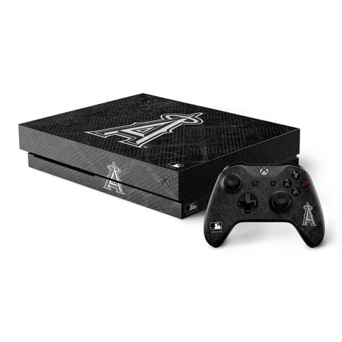 MLB Los Angeles Angels Dark Wash Xbox One X Bundle Skin