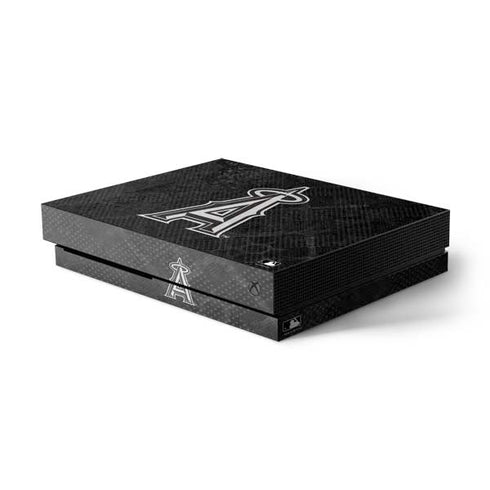 MLB Los Angeles Angels Dark Wash Xbox One X Console Skin