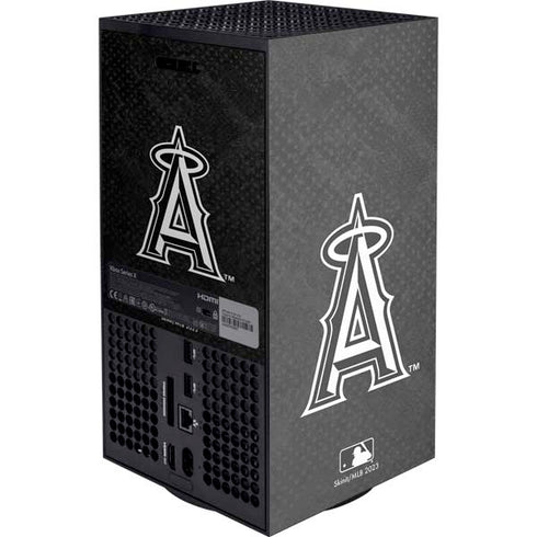 MLB Los Angeles Angels Dark Wash Xbox Series X Console Skin