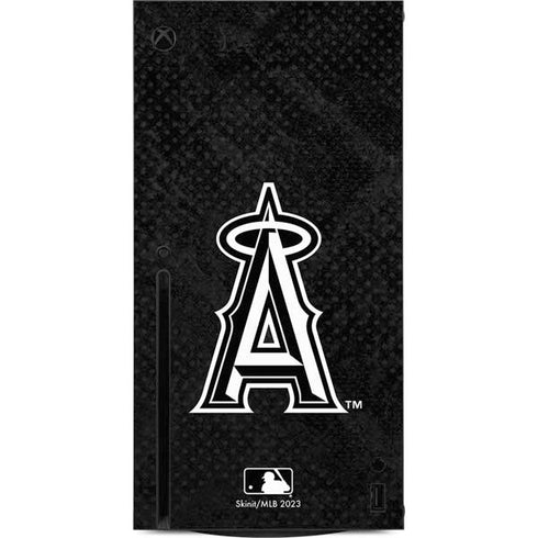 MLB Los Angeles Angels Dark Wash Xbox Series X Console Skin