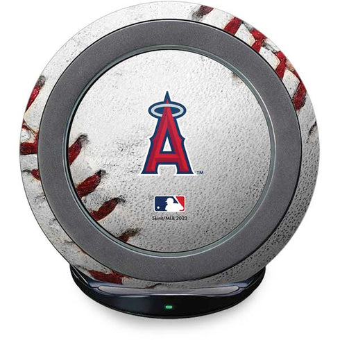 MLB Los Angeles Angels Game Ball Fast Charge Wireless Charging Stand Skin