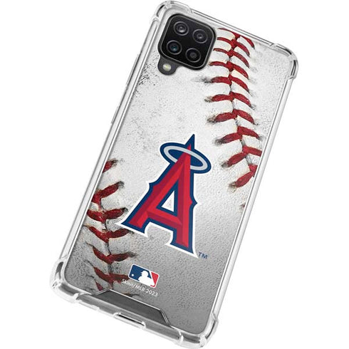 MLB Los Angeles Angels Game Ball Galaxy A12 Clear Case