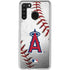 MLB Los Angeles Angels Game Ball Galaxy A21 Clear Case