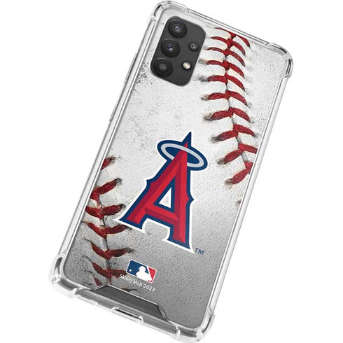 MLB Los Angeles Angels Game Ball Galaxy A32 5G Clear Case