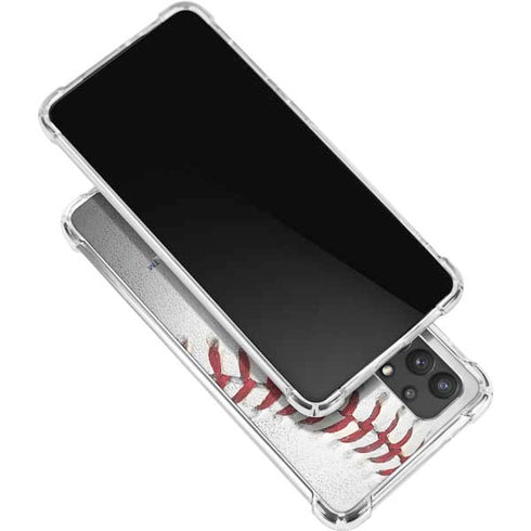 MLB Los Angeles Angels Game Ball Galaxy A32 5G Clear Case