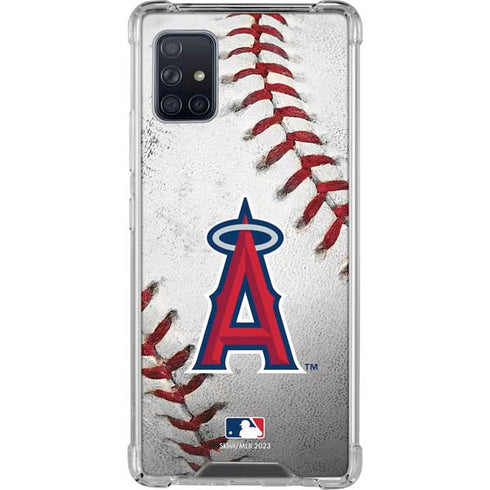MLB Los Angeles Angels Game Ball Galaxy A51 5G Clear Case
