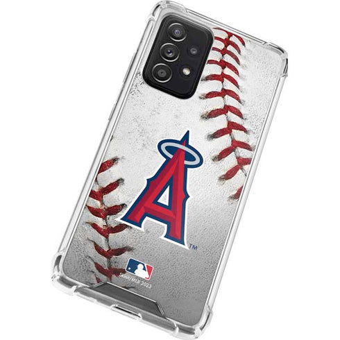 MLB Los Angeles Angels Game Ball Galaxy A52 5G Clear Case
