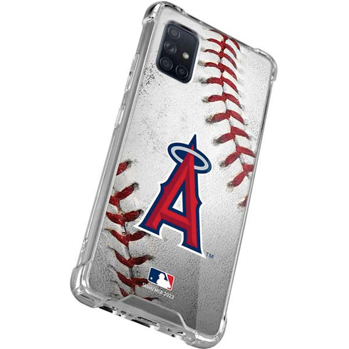 MLB Los Angeles Angels Game Ball Galaxy A71 5G Clear Case