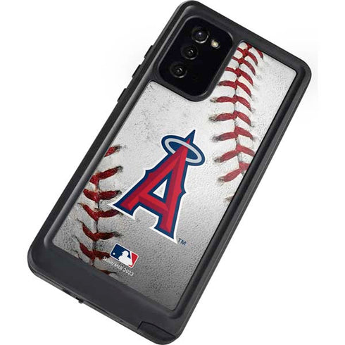 MLB Los Angeles Angels Game Ball Galaxy Note20 5G Waterproof Case