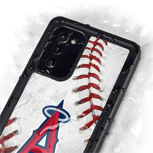 MLB Los Angeles Angels Game Ball Galaxy Note20 5G Waterproof Case