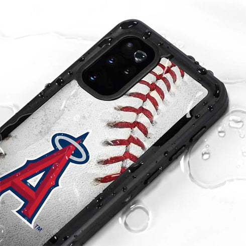 MLB Los Angeles Angels Game Ball Galaxy S20 Plus Waterproof Case