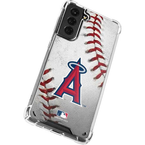 MLB Los Angeles Angels Game Ball Galaxy S21 Plus 5G Clear Case
