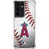 MLB Los Angeles Angels Game Ball Galaxy S21 Ultra 5G Clear Case