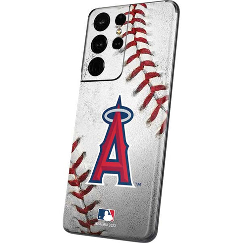 MLB Los Angeles Angels Game Ball Galaxy S21 Ultra 5G Skin