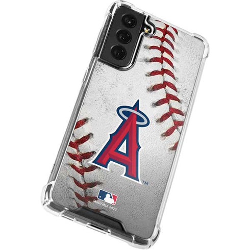 MLB Los Angeles Angels Game Ball Galaxy S22 Plus Clear Case