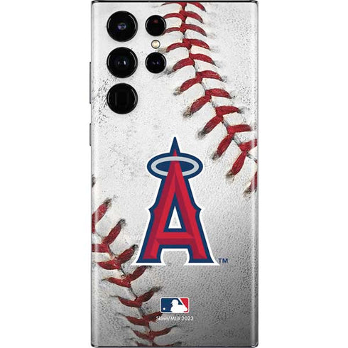 MLB Los Angeles Angels Game Ball Galaxy S22 Ultra Skin